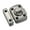 Silver, variant on 1Pcs Anti-Theft Door Lock Buckles Cast Metal Hook Door Latch Furniture Doors Right Angle Sliding Gate Lock Bolts