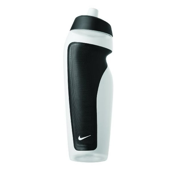 Nutteloos Interpreteren elf Nike 20 Oz. Sport Water Bottle with Hang Tag, Clear & Black - Walmart.com