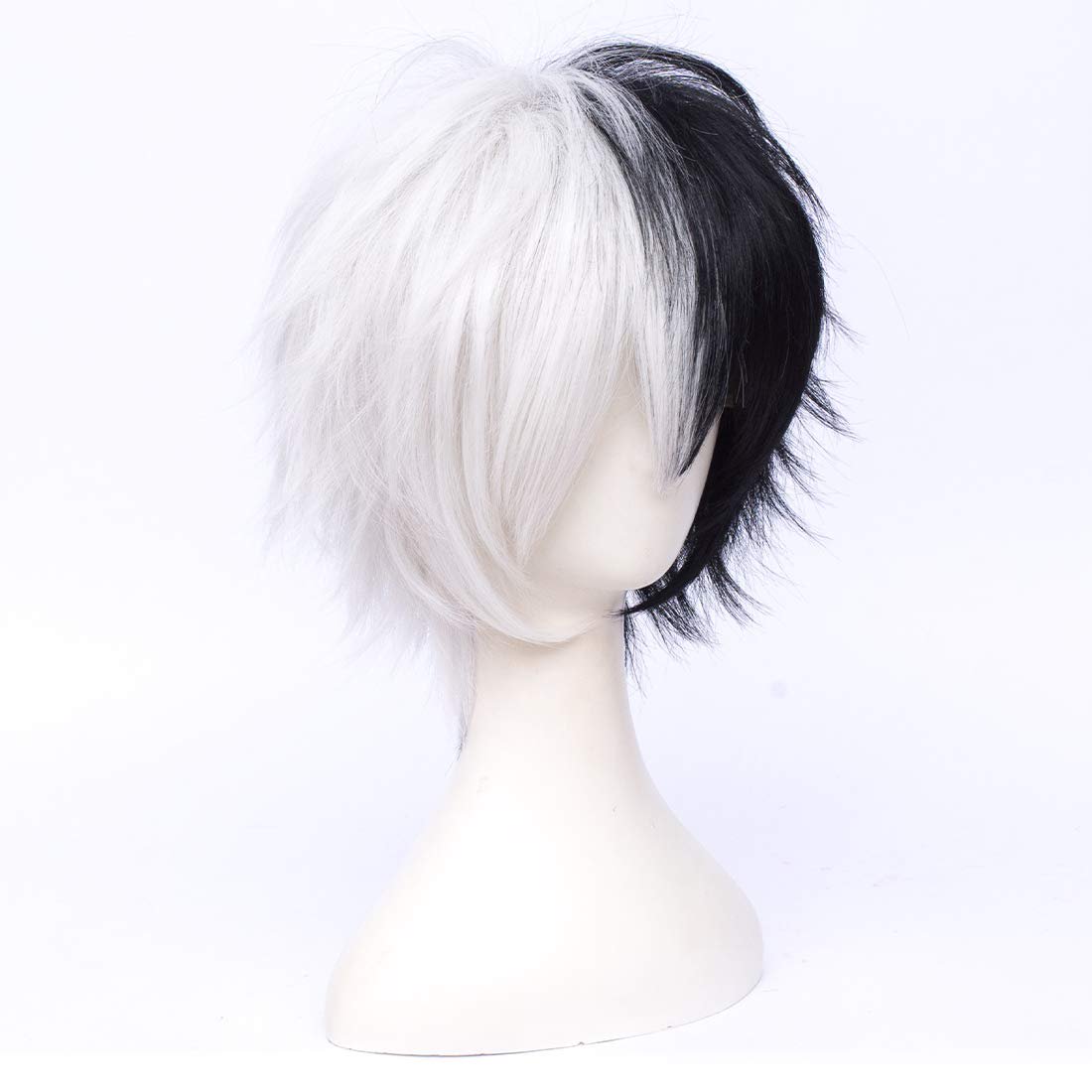 Anime Cosplay Black And White Wigs For Danganronpa Monokuma Straight Short Man S Handsome Spiky Wigs With Cap Walmart Canada Anime Cosplay Black And White Wigs For Danganronpa Monokuma Straight Short Man S Handsome Spiky Wigs With Cap Walmart Canada