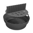 thumbnail image 3 of Bandeja plegable de silicona Strade Fareast Limited para freidora de aire con divisor, 3 of 8