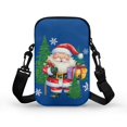 thumbnail image 2 of HELLHERO Santa Claus Christmas Tree Sling Bag Women Men, Women 4.33x1.97x7.09 2 Zippers Casual Use Adult Leakproof for Travel Double Deck, 2 of 7