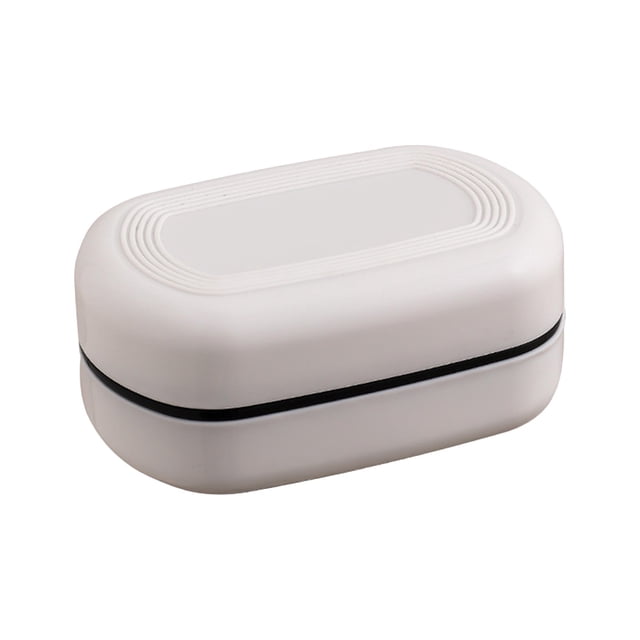Jabonera de viaje con tapa, a prueba de fugas, recipiente portátil para jabón, ideal para viajes, ducha, baño, camping, gimnasio. Jabonera de plástico PE duro con rejilla de drenaje extraíble para