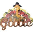 thumbnail image 2 of Letter2Word Gobble Turkey Thanksgiving Wall Decal Word Display, 3D Handpainted Thanksgiving Wall Decal, 19668, 2 of 8