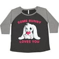 thumbnail image 3 of Inktastic some bunny loves you Women's Plus Size T-Shirt, 3 of 5
