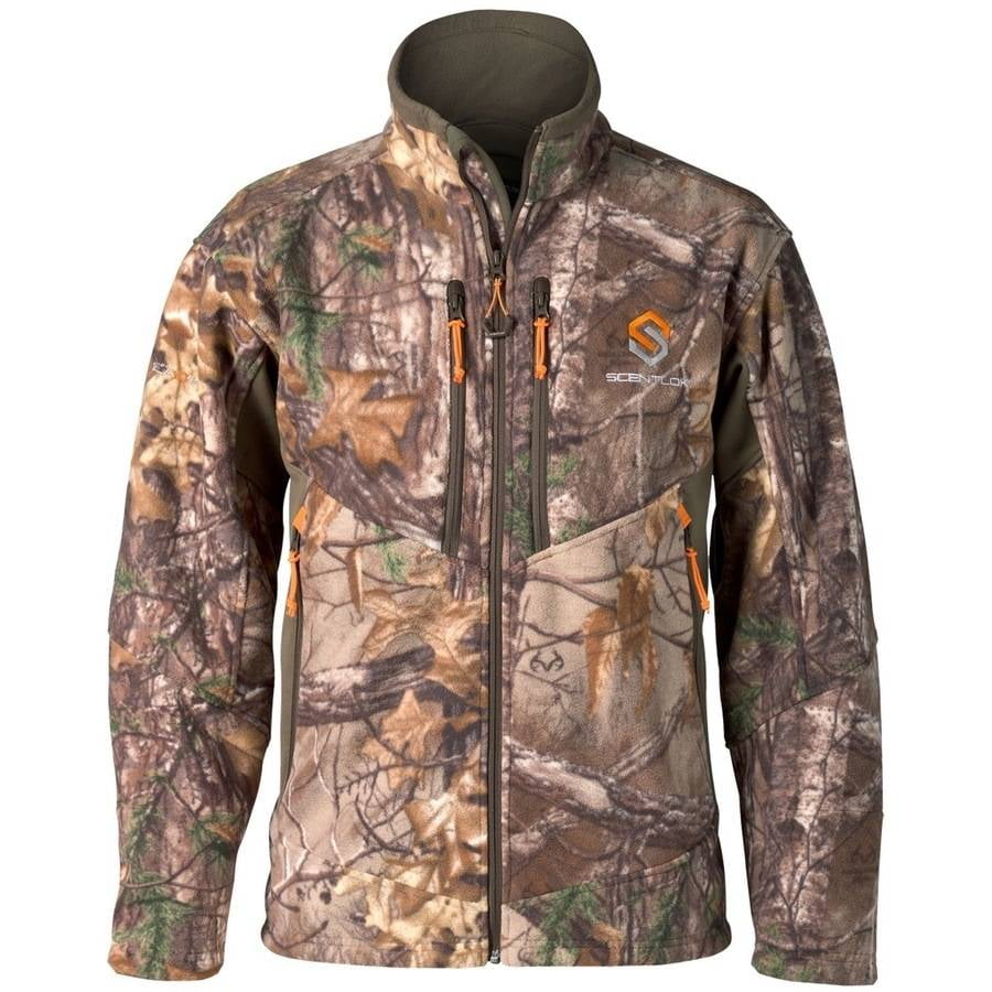 ScentLok Covert Deluxe Fleece Jacket, Realtree Xtra
