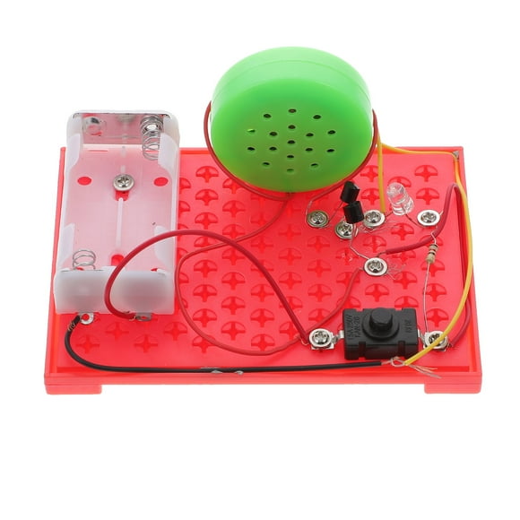 1 Set DIY Sound Light Siren DIY Sound Lamp Alarm Handmade Sound Alarm Siren (Random Color)