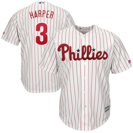 Bryce Harper Philadelphia Phillies Majestic Home Official Cool Base Player Jersey -