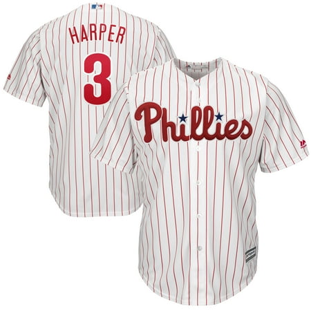 Home Cool Base Jersey - Bryce Harper Philadelphia Phillies Majestic Home Official Cool Base Player Jersey - White/Scarlet