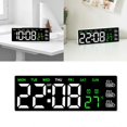 thumbnail image 2 of LED Medication Reminder Clock With 2 Alarms Large Screen Temperature Display Brightness Adjustment Home Decoration Gift Multicolor, 2 of 4
