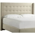 thumbnail image 2 of Weston Home Curtis I Tufted Linen Headboard, King, Beige, 2 of 2