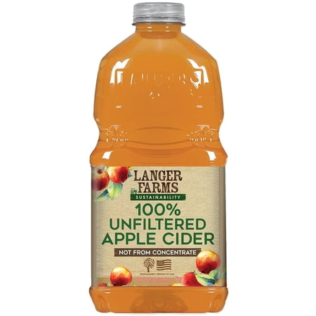 (Pack Of 8) Langers Juice Apple Cider Unfiltered 64 Fl Oz