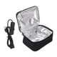 thumbnail image 4 of Bolsa térmica para el almuerzo con calefacción USB, fabricada en tela Oxford impermeable y con forro de aluminio. Negro, 4 of 9