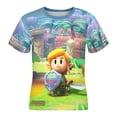 thumbnail image 4 of The Legend of Zelda Kid's T-Shirt Short Sleeve T-Shirt Tops Summer Tee Shirt for Boys Girls 150CM, 4 of 8