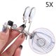 thumbnail image 1 of 1Pc 25mm Double Lenses Magnifying Glass Stainless Steel Clip Rotatable Mini Magnifier Diameter Monocular, 1 of 5
