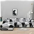 thumbnail image 6 of Eurhowing L Shape Sofa Slipcover for Sectional Couch, 3+3 Seater Stretchable Couch Covers with Non-Slip Elastic Bottom, Washable Furniture Protector for Home Decor, 6 of 9