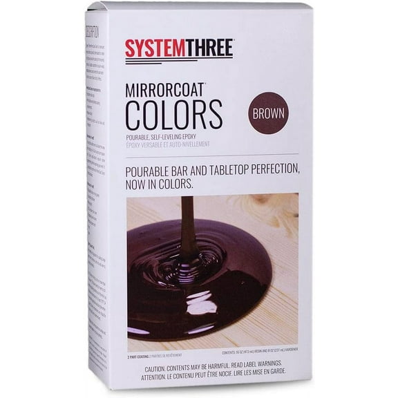 System Three T30567 Mirror Coat Brown Kit, 12 oz.