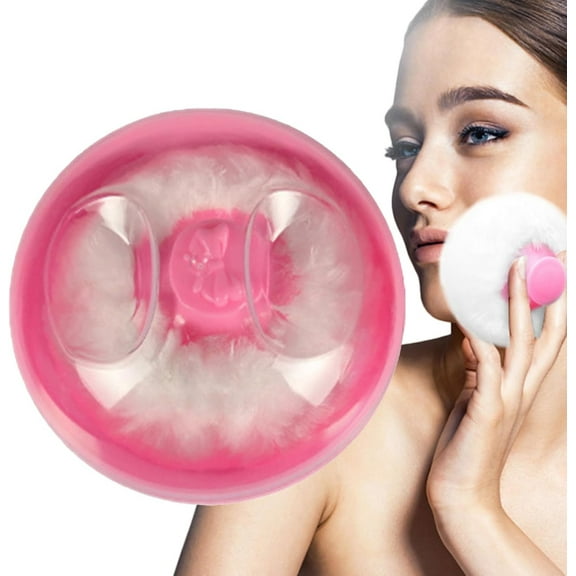 Body Cosmetic Powder Puff Body Powder Puff and Container Case