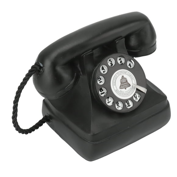 Large Retro Decorative Phone Model Resin Vintage Rotary Telephone Decor Statue Decoration for Cafe Bar Window Decor Type 13