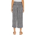 thumbnail image 2 of Lysse Womens Striped Capri Wide Leg Pants, 2 of 2