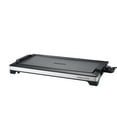 Electric Smokeless Indoor Griddle, Flat Top Grill, 1800W Fast Heat Up