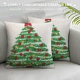 thumbnail image 3 of GOSMITH  Christmas Pillow Covers Green Christmas Tree Throw Pillow Cover Pillows Pillowcases for Couch Sofa Holiday Festivals Winter Home Decor,, 3 of 5