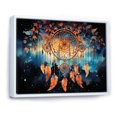 thumbnail image 2 of Designart "Mystic Dreamcatcher Dream I" Spiritual Floater Framed Canvas Art Print, 2 of 7