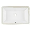 thumbnail image 4 of Signature Hardware 948630 Sawgrass 21" Rectangular Vitreous China Undermount Bathroom Sink, 4 of 5