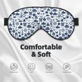 thumbnail image 5 of Uemuo Seaside Primary Color Pattern Sleep Eye Mask - Light Blocking Sleep Mask Blocking Out Light Perfectly, Soft and Comfortable Night Eye Mask, Eye Blinder, 5 of 7