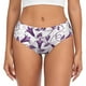 thumbnail image 1 of Fotbe Violets Flowers Calzones Estampados para Mujer – Ropa Interior de Algodón, Cómoda, Suave y Elástica-XX-Large, 1 of 6