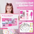 thumbnail image 2 of Kitchen Toys SOCBTNSO, 64 unidades, rosas, con luces y sonidos para niños, 2 of 7
