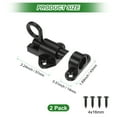 thumbnail image 3 of Uxcell 2-Pack Cerrojos de Cierre Automático, Cerrojo Resistente de Aleación de Aluminio con Tornillos/ Ventana/Puerta[Negro], 3 of 6