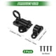 thumbnail image 3 of Uxcell 2-Pack Cerrojos de Cierre Automático, Cerrojo Resistente de Aleación de Aluminio con Tornillos/ Ventana/Puerta[Negro], 3 of 6