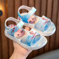 thumbnail image 1 of Verano Bebé Niñas Sandalias Dibujos animados Frozen Anna Elsa Conejo Niños Playa Suave Hueco Antideslizante Niños Transpirable Lindo Zapatos planosEUR 17-Plantilla 15 CM Gao Jinjia LED, 1 of 2