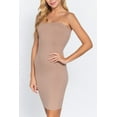thumbnail image 2 of Women's Solid Straight Cami Heavy Rib MIni Dress, 2 of 4
