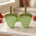 thumbnail image 5 of Cook With Color 4-Piece Silicone Ice Pop Molds, Reusable Popsicle Maker with Lids and Sticks, Avocado, 5 of 5