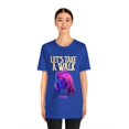 thumbnail image 4 of Let's Take A Walk Pink Godzilla Ai Graphics Unisex Jersey Short Sleeve Tee, 4 of 10