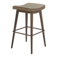 thumbnail image 6 of Divat Barstool Taupe & Walnut Barstool, Modern Style, Plush and durable faux leather fabric, Plywood, Indoor Bar, 6 of 8