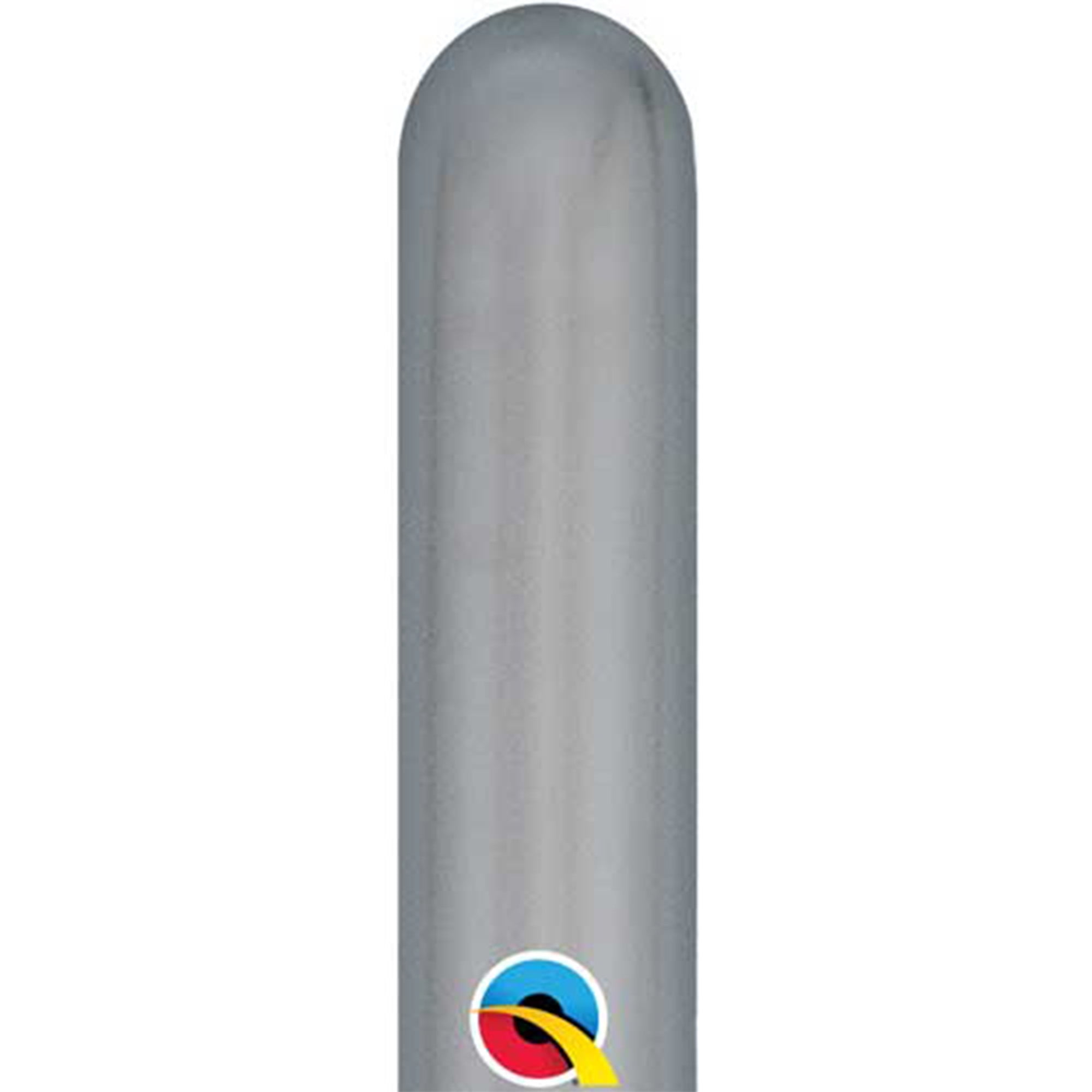 Qualatex 260Q Chrome Silver Twisting Latex Balloons