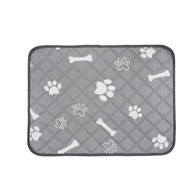 Dog Washable Pee Pads Dog Washable Pee Pads Bone Pattern Reusable Water Absorption Prevent Slipping Waterproof Breathable Pet Training Pads