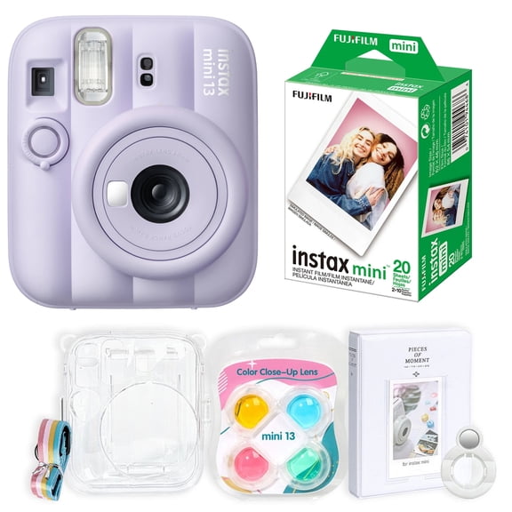 Fujifilm Instax Mini 13 Instant Film Camera Purple with Film and Acc