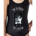 thumbnail image 3 of Wednesday Girl's The Addams Family TV Show One Piece Swimwear For Kids, 3 of 5