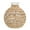 Brown, variant on Rhewides Rustic Farmhouse Glass Vase with Woven Rattan Wrap - Decorative Bud Vase for Home, Office, and Tabletop Decor