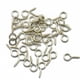 thumbnail image 1 of 50 alfileres de ojo pequeños de 16 mm, ganchos de alfiler de ojo, tornillos de ojal, accesorios de plata roscados, 1 of 5