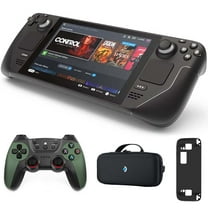 Valve Steam Deck 256GB Handheld Gaming Console, 1280 x 800 LCD Touchscreen Display,Bundle Accessories