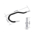 thumbnail image 3 of 6 Pcs Bike Hooks for Garage Wall, Heavy Duty Storage Hooks, Bicycle Hanging with PVC Coating,For Wall,Ceiling, 3 of 5