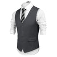 thumbnail image 3 of COOFANDY Mens Suit Vest Formal Dress Vest Slim Fit Buesiness Wedding, 3 of 6