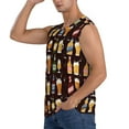 thumbnail image 3 of Balery Beer Bottles1 Camisetas sin mangas para hombre, absorbe la humedad y protege contra el mal olor.-X-Large, 3 of 7