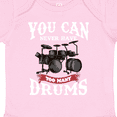 thumbnail image 4 of Inktastic Drummer Funny Too Many Drums Music Joke Boys or Girls Baby Bodysuit, 4 of 5