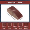 thumbnail image 2 of 10Pcs Sanding Belts 4 x 36 Inch 40/60/100/180/320 Grit Aluminum Oxide Abrasive Sandpaper for Belt Sander Metal Grinding, 2 of 7