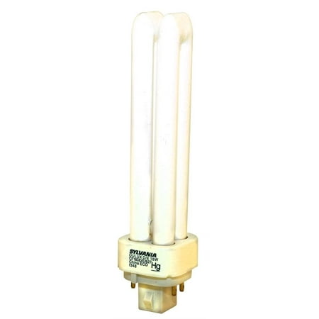 

SYLVANIA 20683 Compact Fluorescent Bulb 18 W T4 Lamp G24q-2 Lamp Base 989 Lumens 2700 K Color Temp